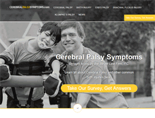 Tablet Screenshot of cerebralpalsysymptoms.com