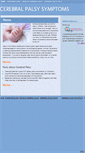 Mobile Screenshot of cerebralpalsysymptoms.org